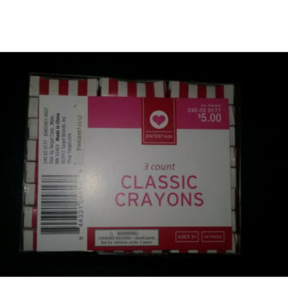 Target Other - New 24-Packs of 3-Count Valentines Day Crayons